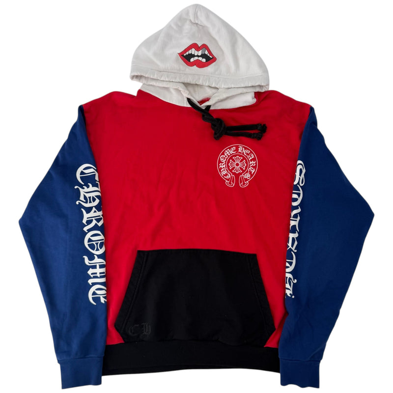 Chrome Hearts Matty Boy Chomper Hoodie Red White Blue