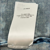 LV x YK Infinity Dots Denim Shirt Blue