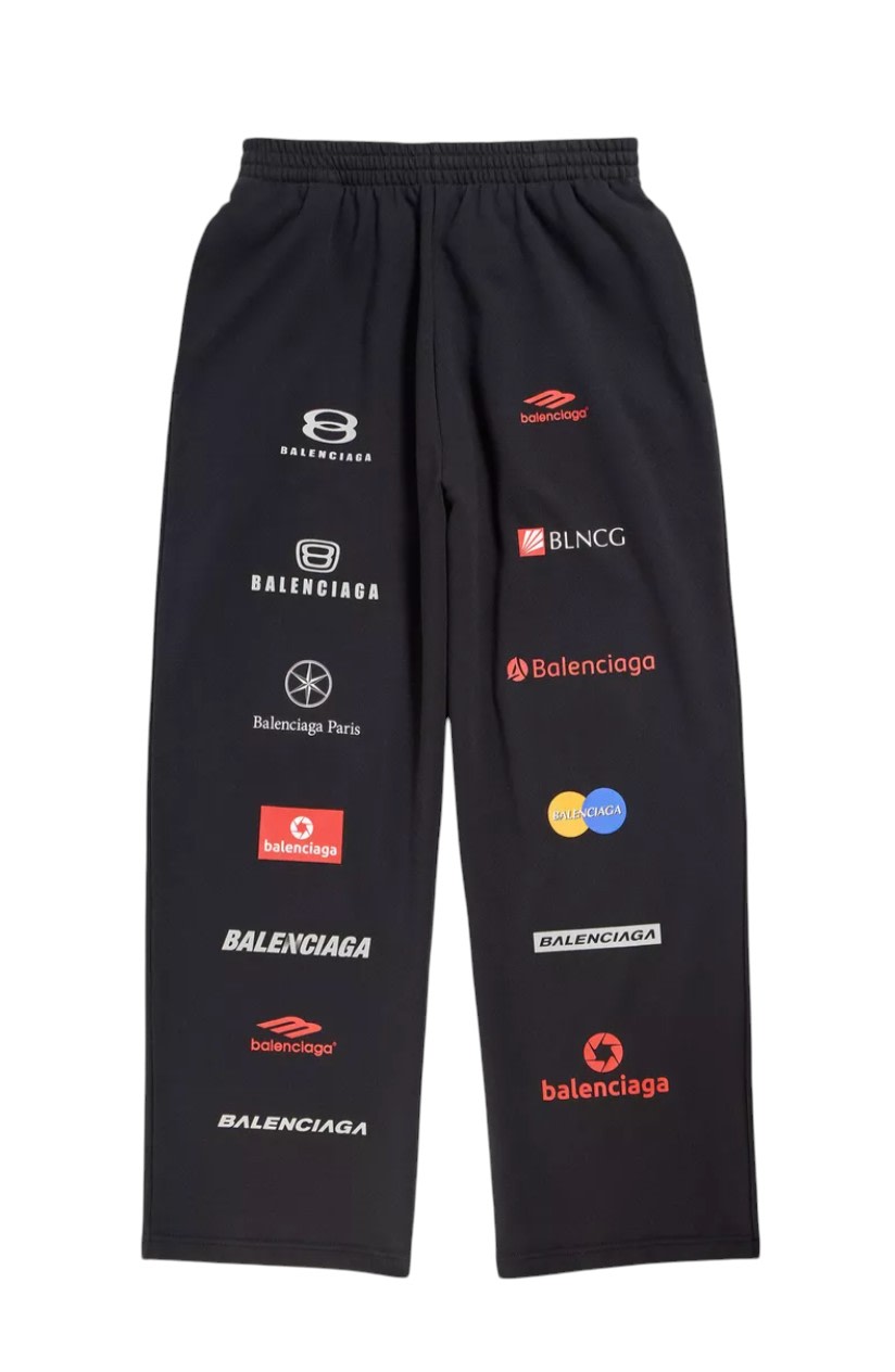 Balenciaga Top League Baggy Sweatpants Black