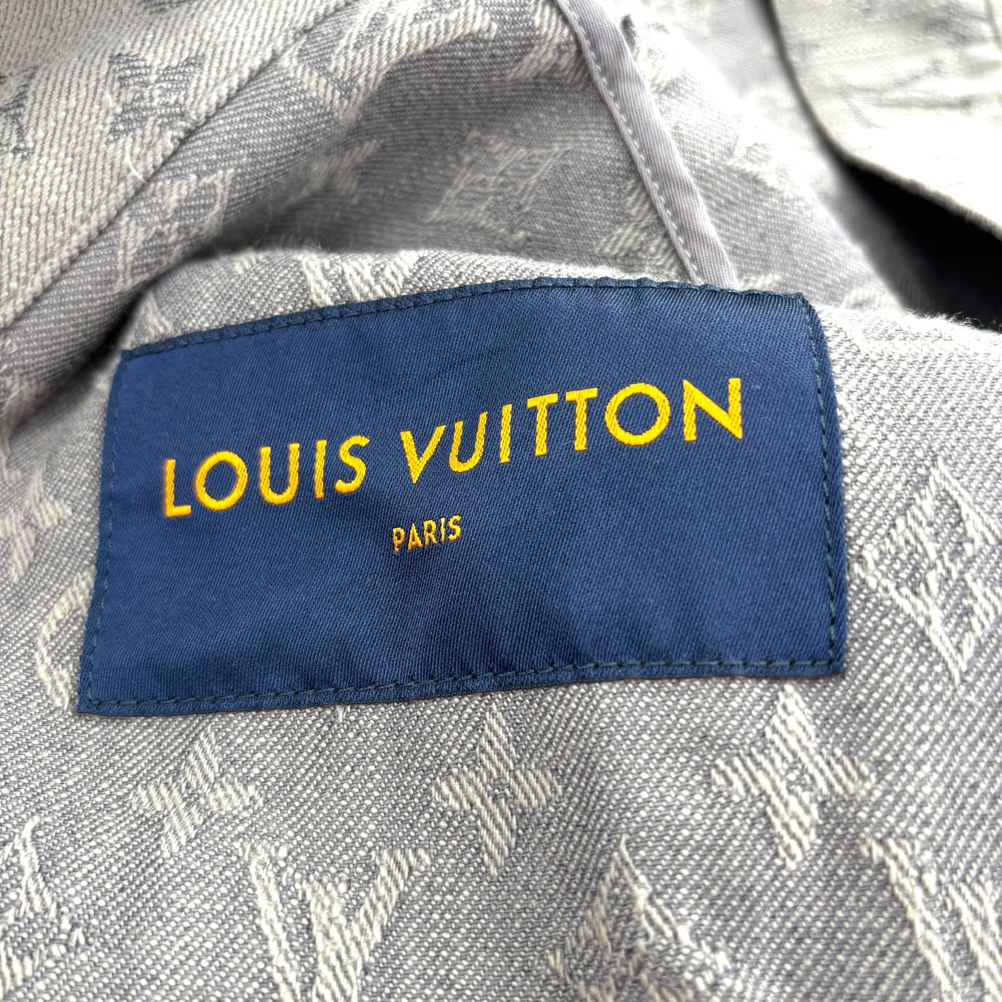 Louis Vuitton Monogram Denim Jackey Grey