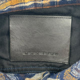 Rick Owens Flannel Blue & Yellow