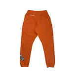 Chrome Hearts Matty Boy Orange "Link & Build" Sweatpants
