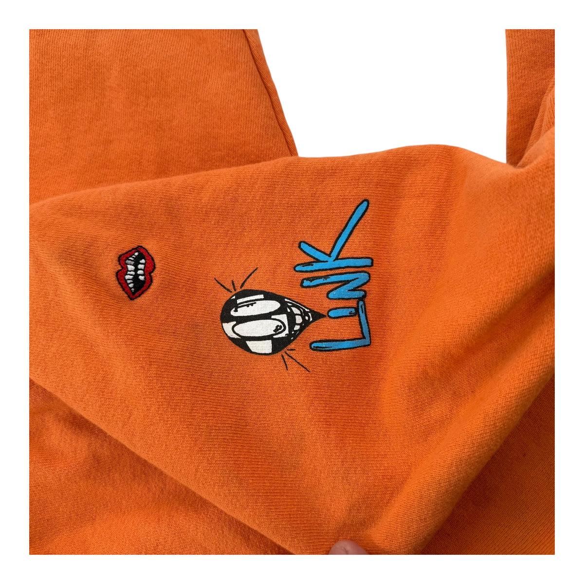 Chrome Hearts Matty Boy Orange "Link & Build" Sweatpants
