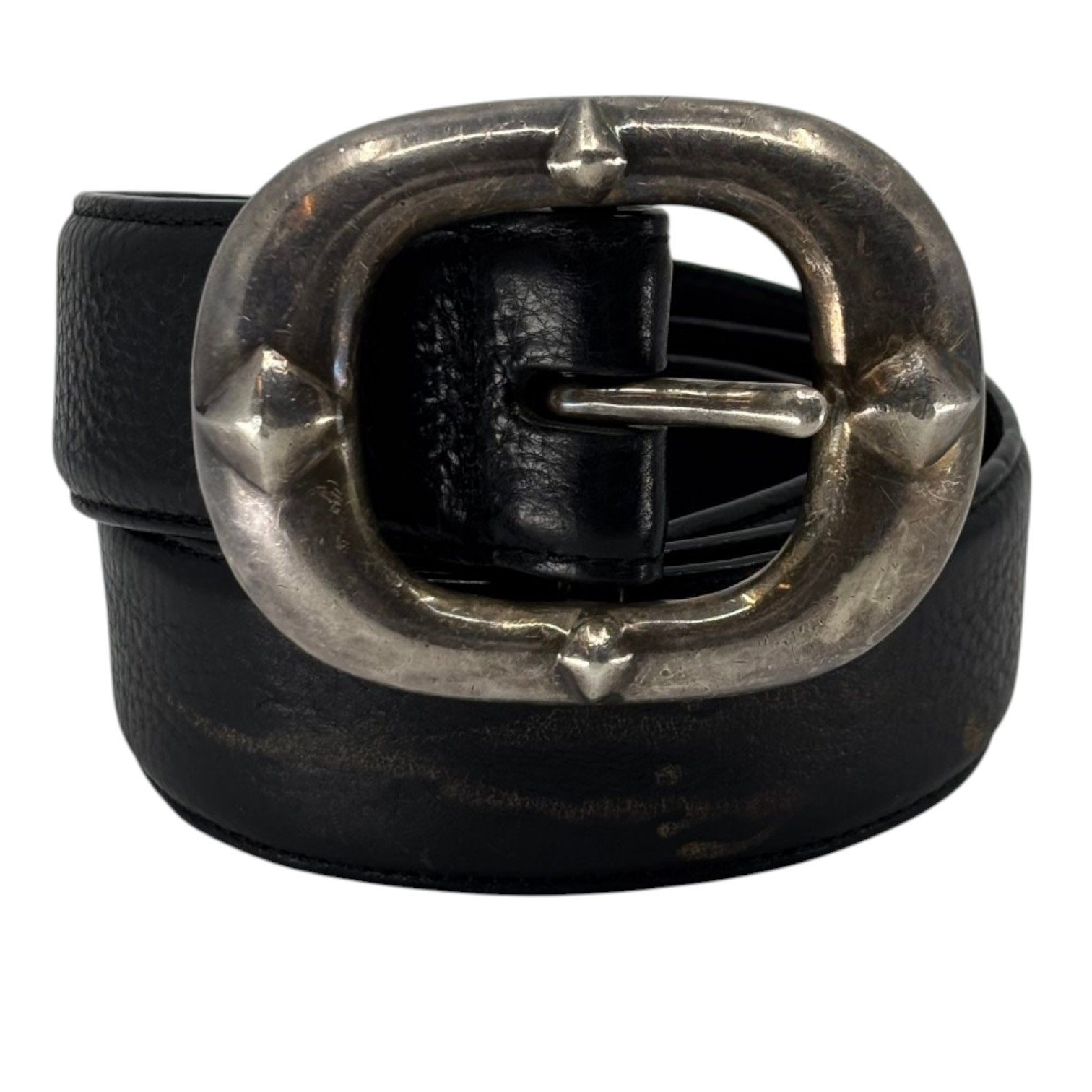 Chrome Hearts Pyramid Gunslinger Belt Black