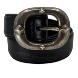 Chrome Hearts Pyramid Gunslinger Belt Black