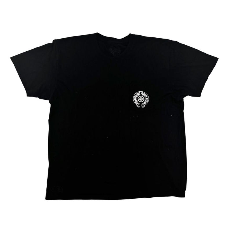 Chrome Hearts Las Vegas Horseshoe S/S Pocket Tee Black
