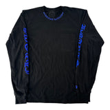 Chrome Hearts Neck Scroll Logo L/S Black Blue