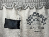 Sp5der Logo Sweatshorts Pink Grey