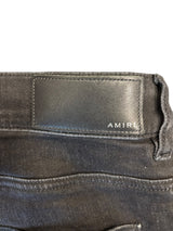 Amiri MX1 Snake Patch Jeans Black