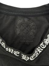 Chrome Hearts Neck Letters L/S Tee Black
