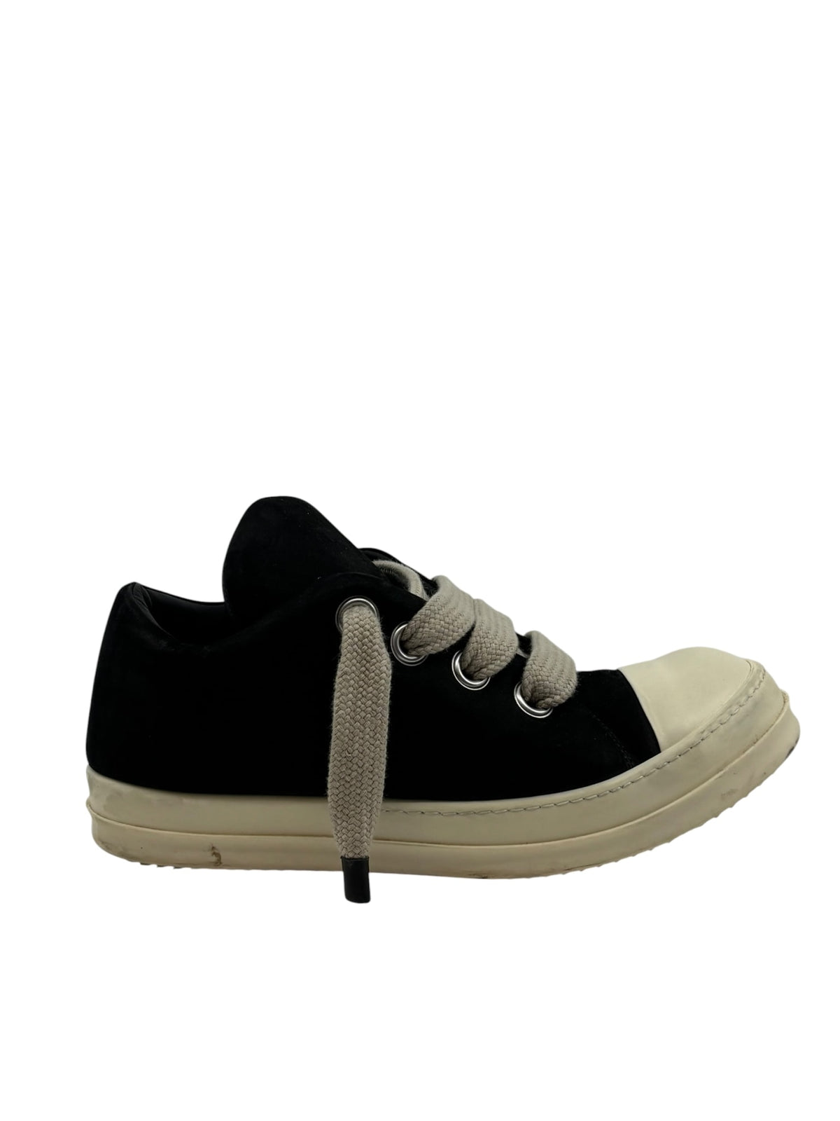 Rick Owens Padded Jumbo Lace Ramone Low Black (No Insole)