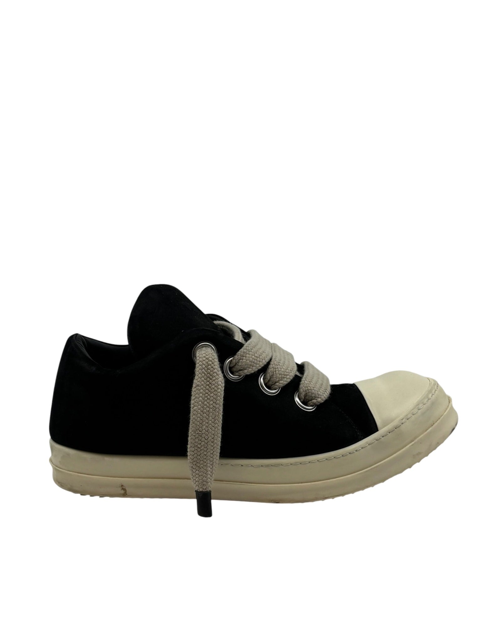 Rick Owens Padded Jumbo Lace Ramone Low Black (No Insole)