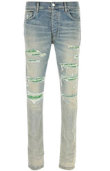 Amiri Blue Boucle Jeans