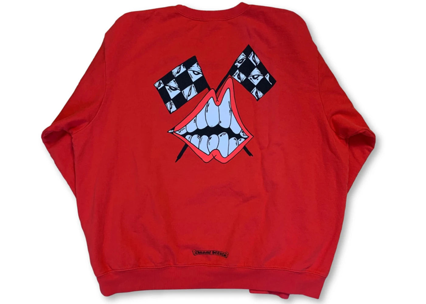 Chrome Hearts Matty Boy Chomper Crewneck Sweatshirt Red