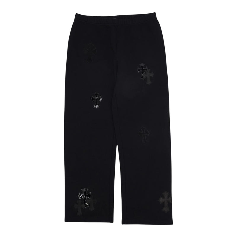 Chrome Hearts Cross Patch Sweatpants Black