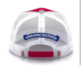 Chrome Hearts King Taco Trucker Hat Red White Blue