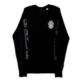 Chrome Hearts Deadly Doll Horseshoe Waffle Thermal Long Sleeve Black