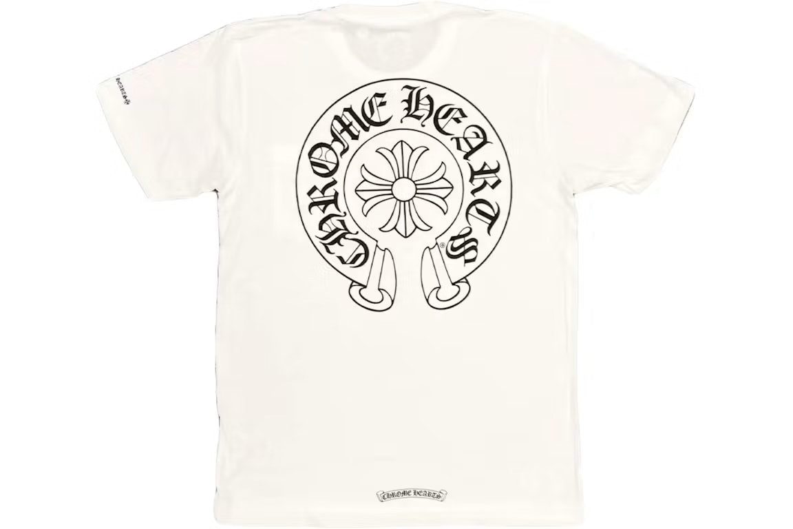 Chrome Hearts Horse Shoe Logo Pocket T-Shirt White