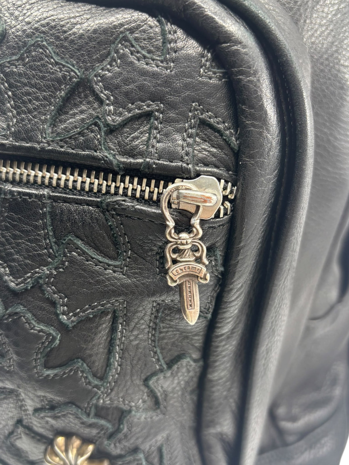 Chrome Hearts Cemetery Cross Patch Backpack