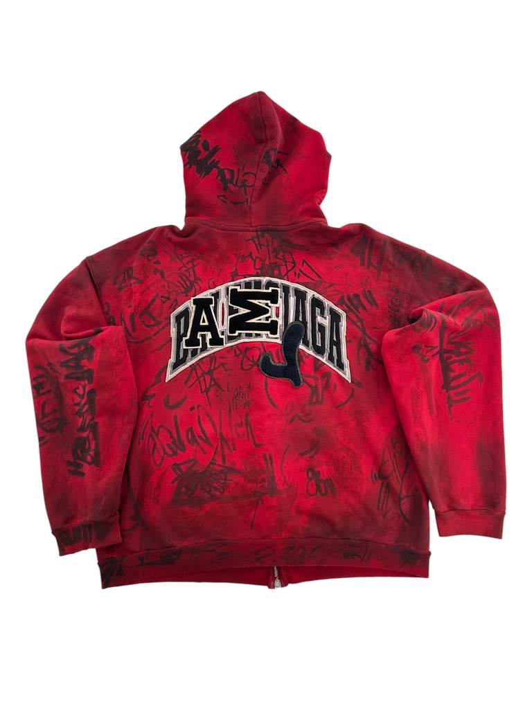 Balenciaga Skater Hoodie Red