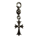 Chrome Hearts Silver Cross Ball Pendant