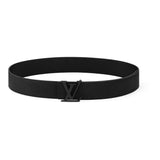 Louis Vuitton Embossed Belt Grey