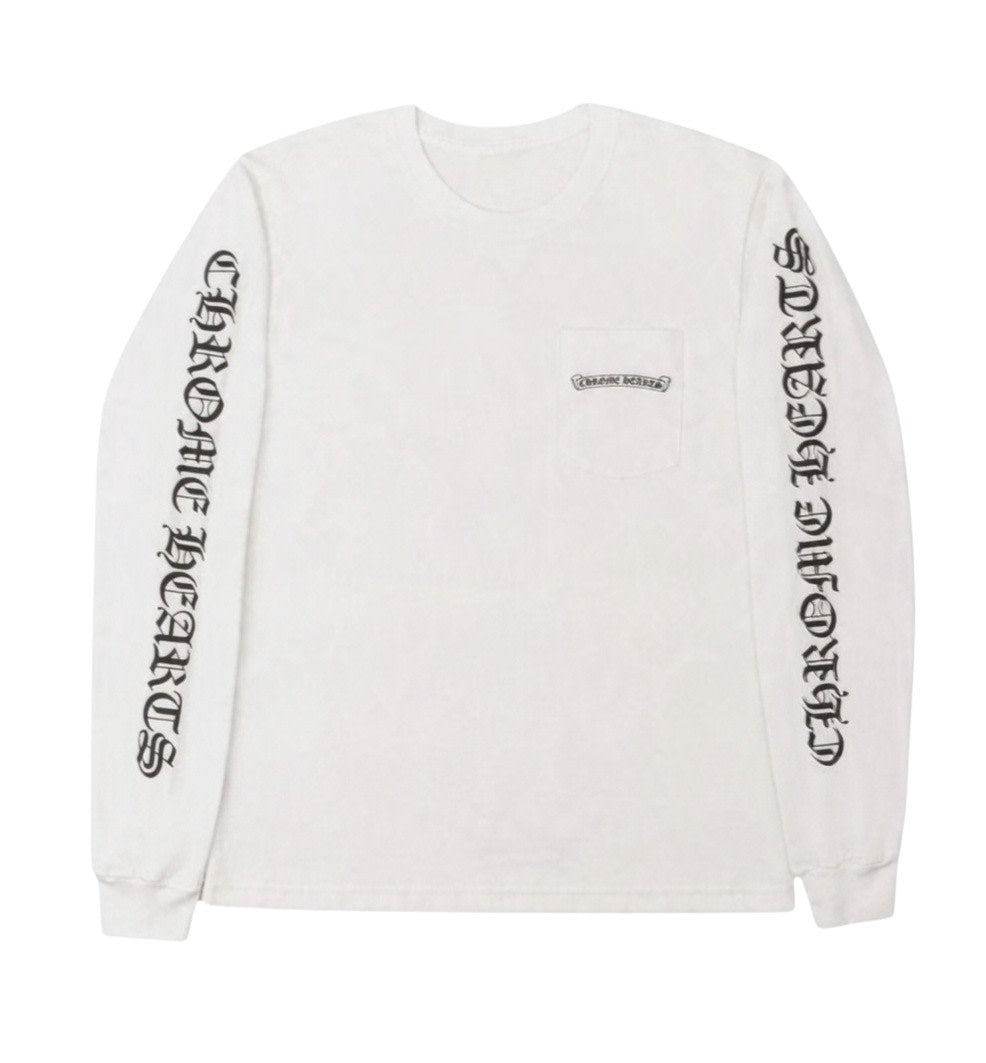 Chrome Hearts Long Sleeve Tee White