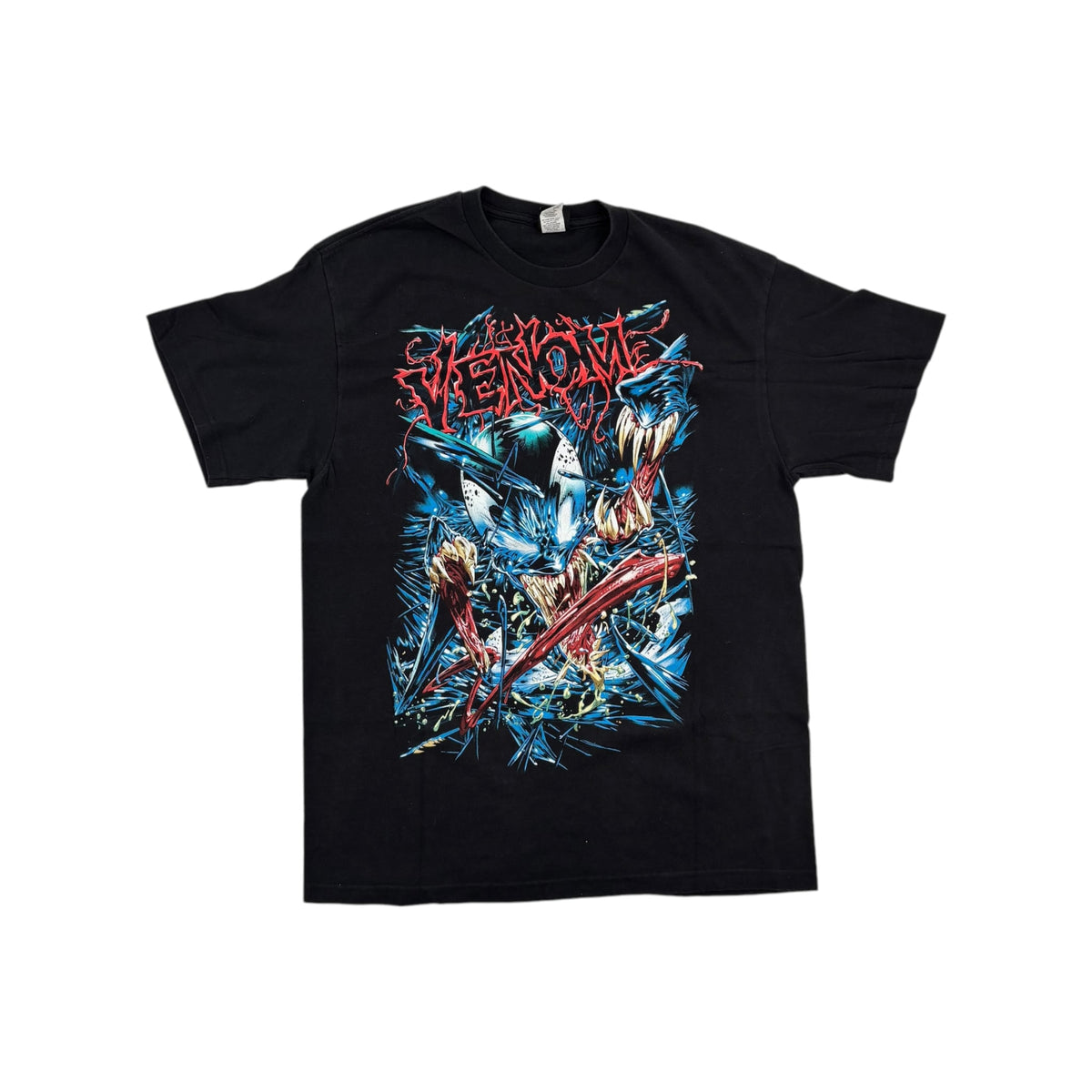 Vintage Venom Marvel MadEngine Tee Black
