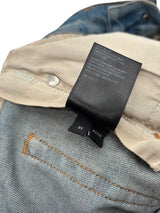 AMIRI Leopard Thrasher Skinny Fit Jeans Clay Indigo