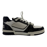 Louis Vuitton Trainer Low Velcro Strap Black Monogram Denim