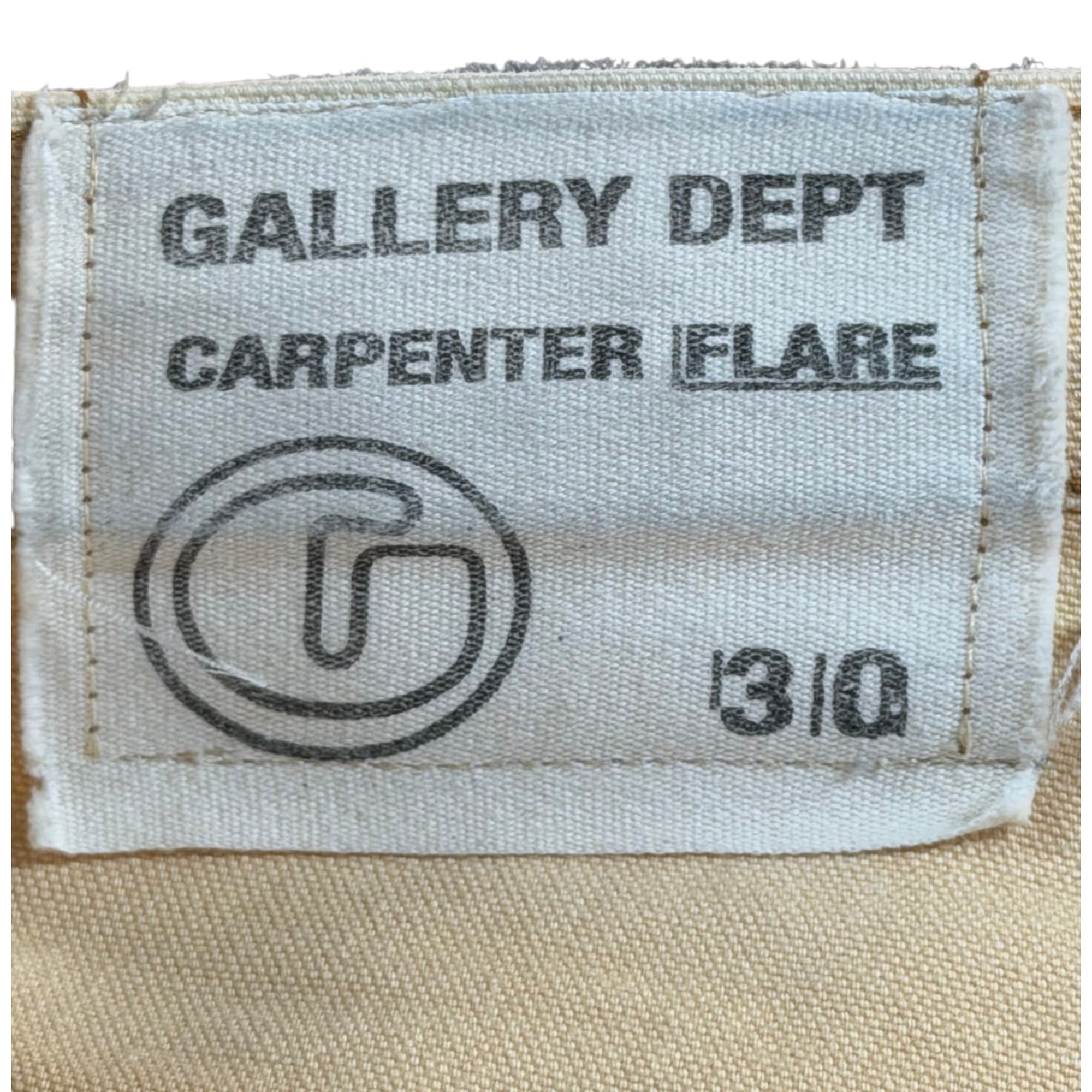 Gallery Dept Carpenter Flare Pants Tan
