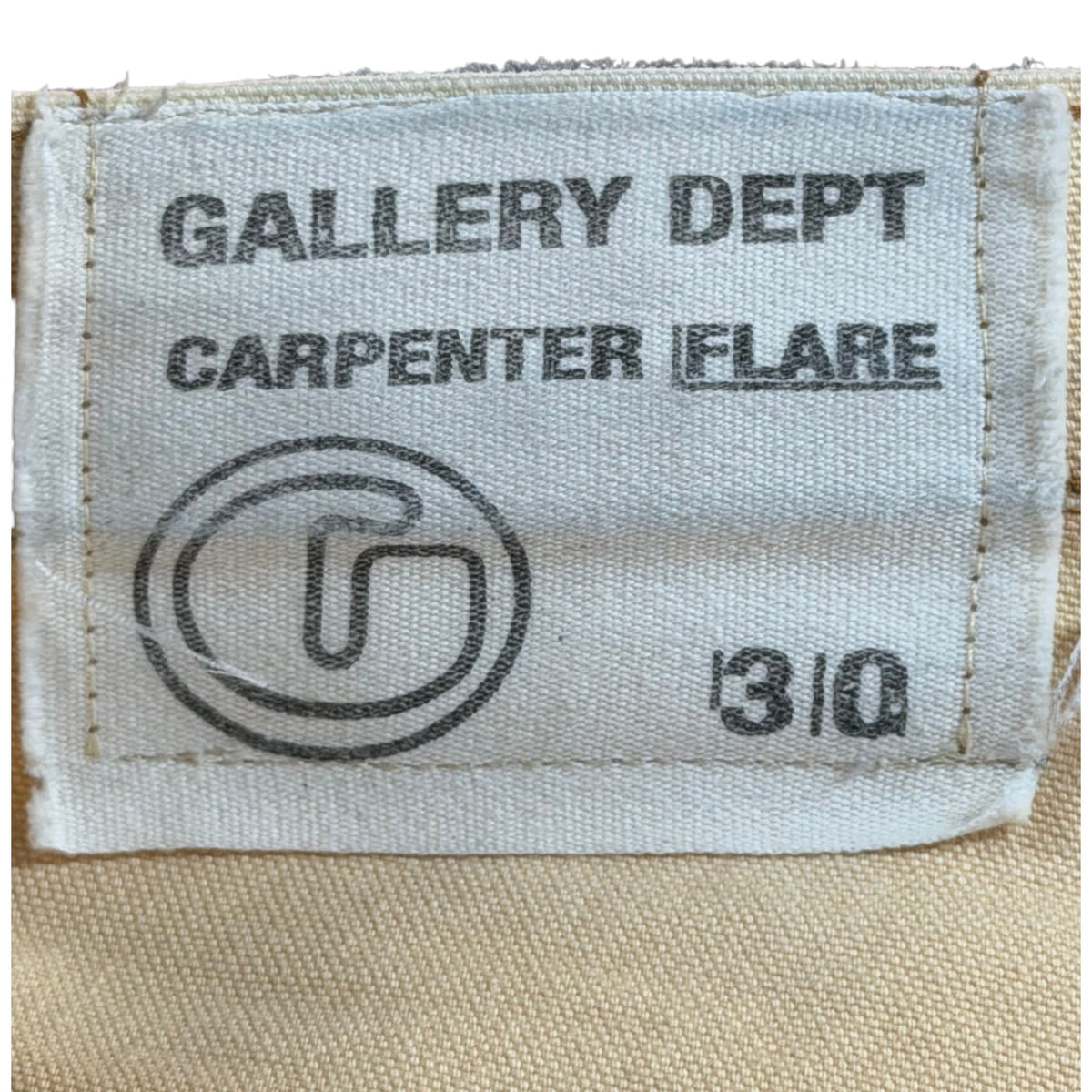 Gallery Dept Carpenter Flare Pants Tan