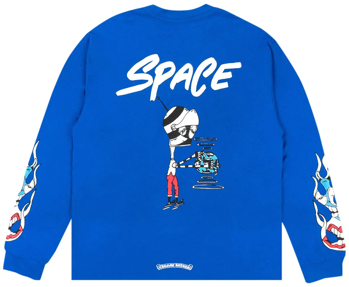 Chrome Hearts Matty Boy Space L/S Tee Blue