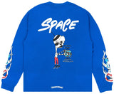 Chrome Hearts Matty Boy Space L/S Tee Blue