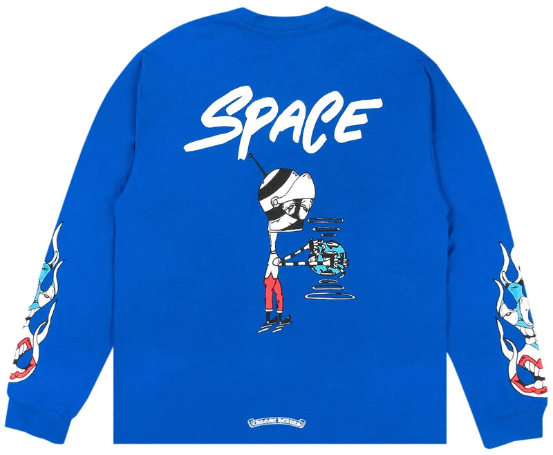 Chrome Hearts Matty Boy Space L/S Tee Blue