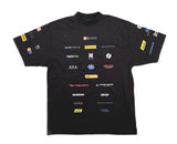 Balenciaga Corporate Logos Tee Black