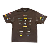 Balenciaga Corporate Logos Tee Black
