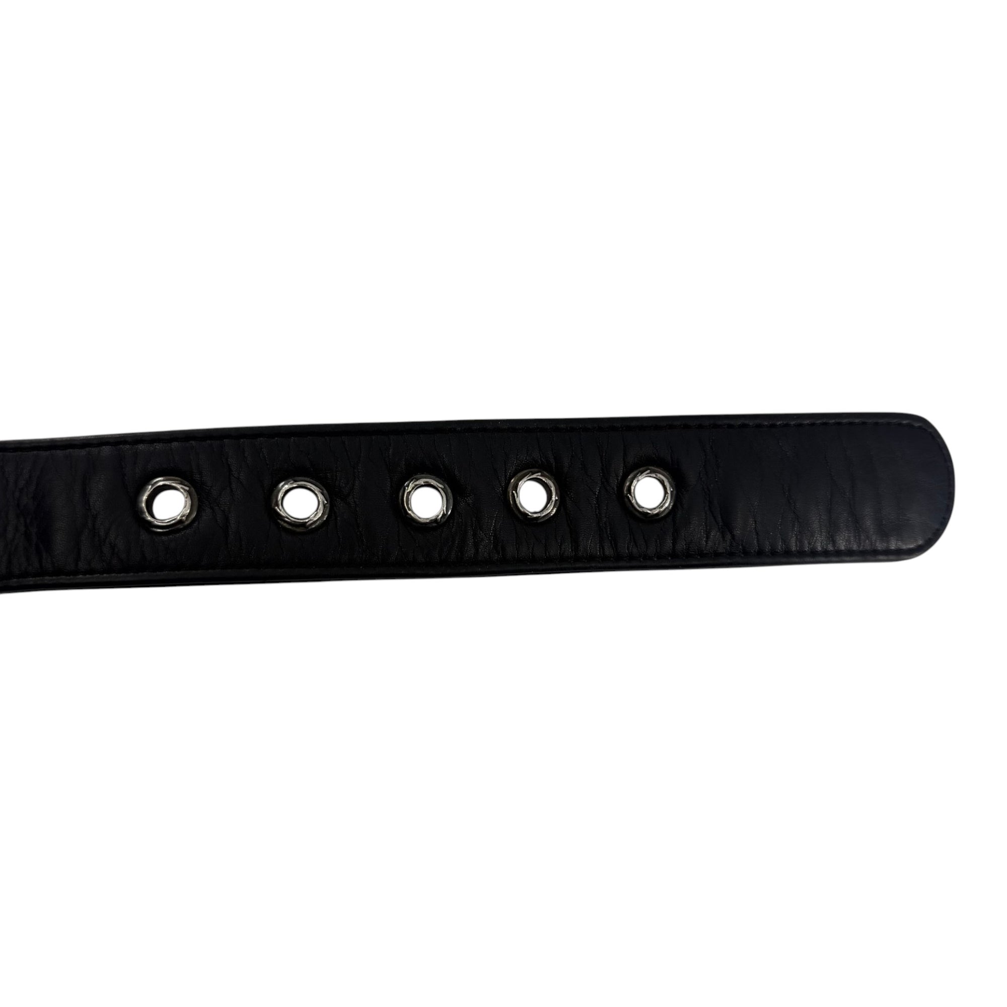 Chrome Hearts Loaded Grommet Belt Strap Black
