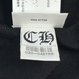 Chrome Hearts Horseshoe Floral Long-Sleeve Pocket Tee Black
