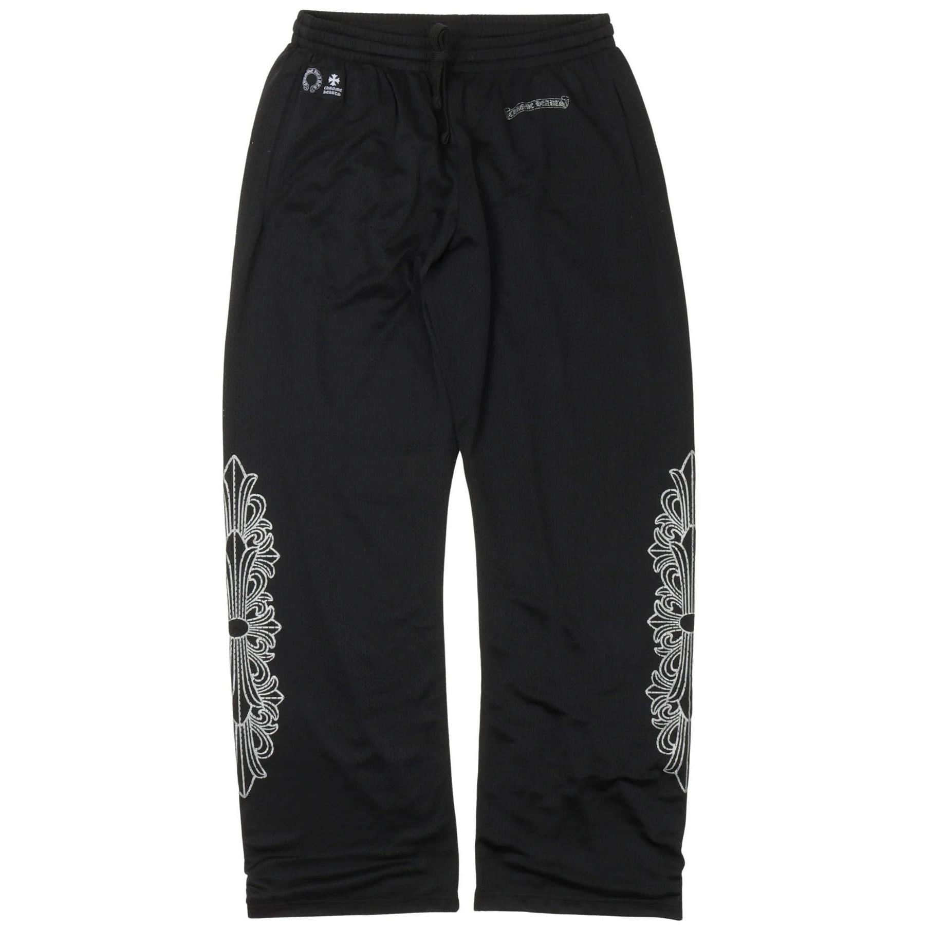Chrome Hearts Mesh Sweatpants Black - Lightly Worn