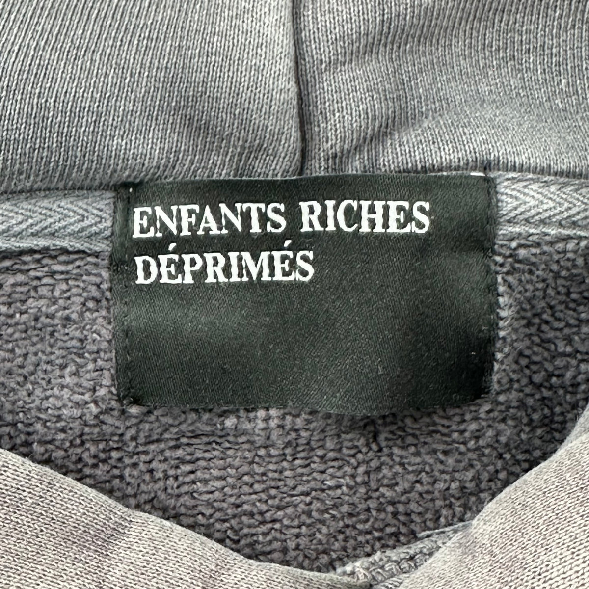 ERD Lips Lock Hoodie Grey