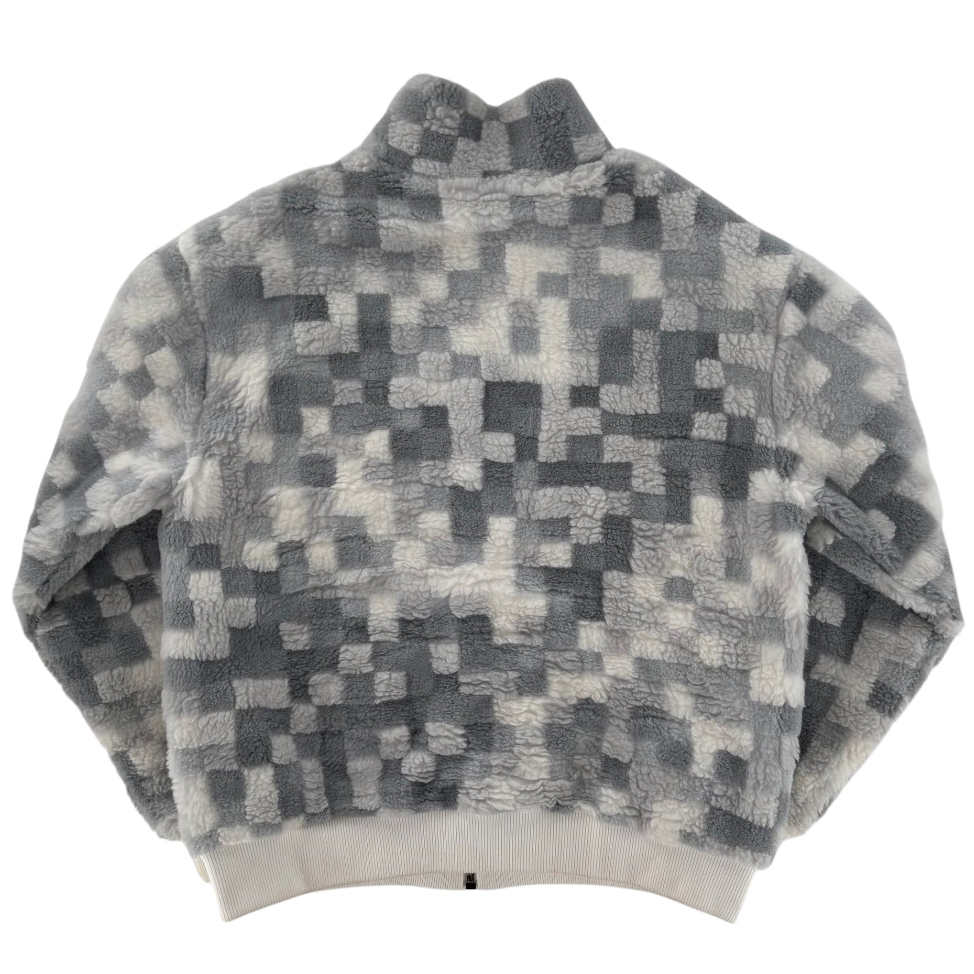 Louis Vuitton Damoflage Snow Fleece Blouson Jacket White