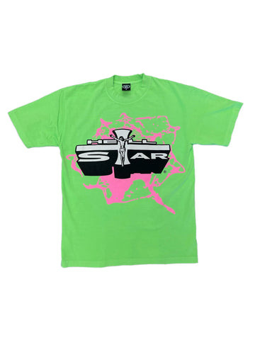 Hellstar Jesus Tee "Neon Green"