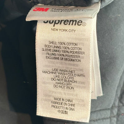 Supreme Old English Canvas Work Jacket Red