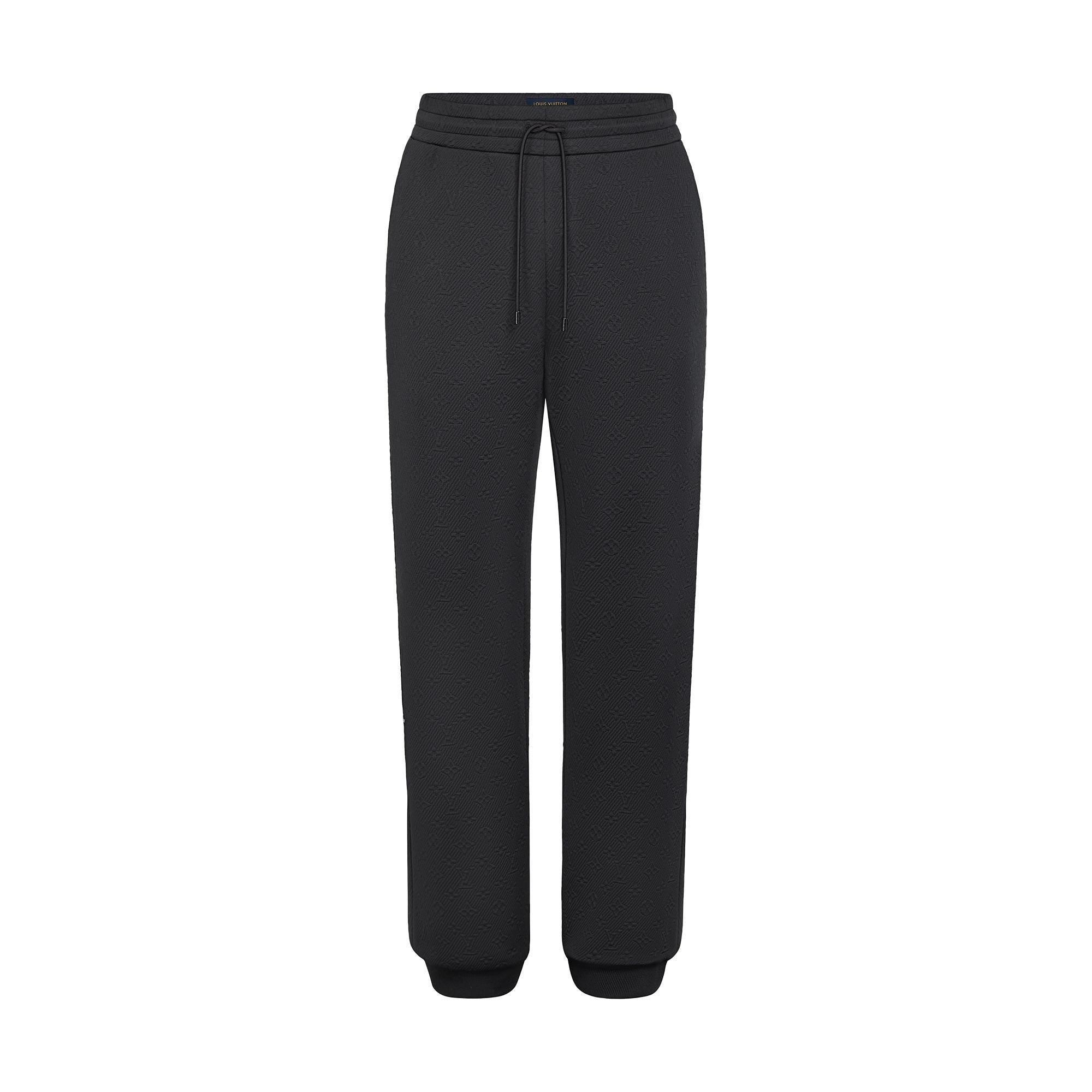 Louis Vuitton Monogram Track Sweatpants Black - Like New