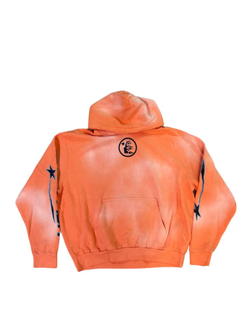 Hellstar Dye Hoodie "Orange"