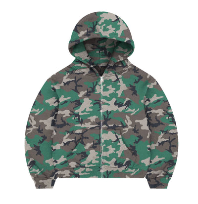 Bravest Studios Woodland Zip Hoodie Camo
