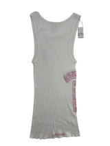 Chrome Hearts T Bar Rib Tank Top White/Pink