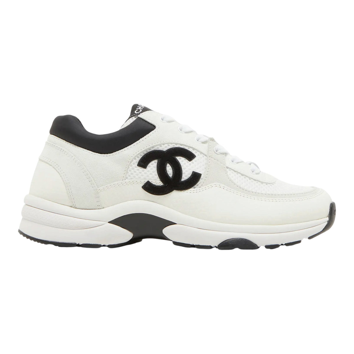 Chanel Wmns CC Logo Sneaker White Black