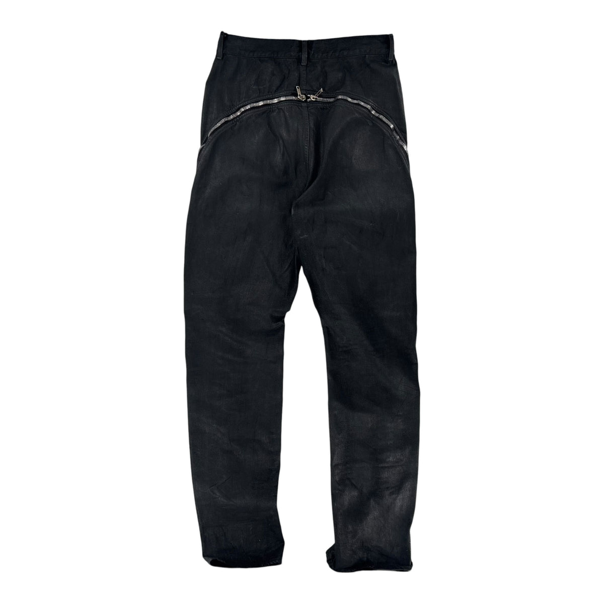 Rick Owens Banana Wax Denim Jeans Black
